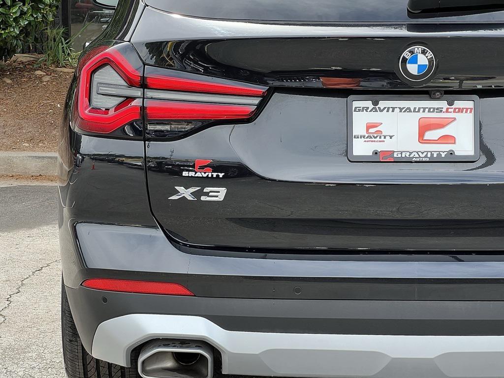 used 2022 BMW X3 car, priced at $30,359