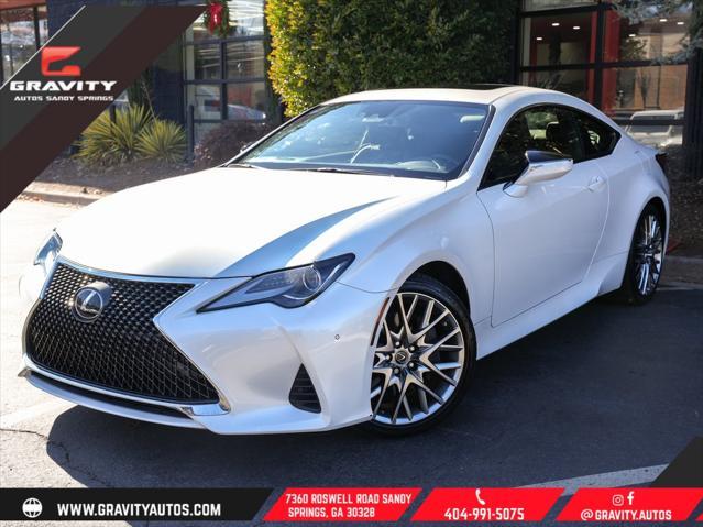 used 2022 Lexus RC 350 car, priced at $37,595