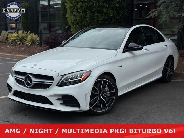 used 2019 Mercedes-Benz AMG C 43 car, priced at $31,895