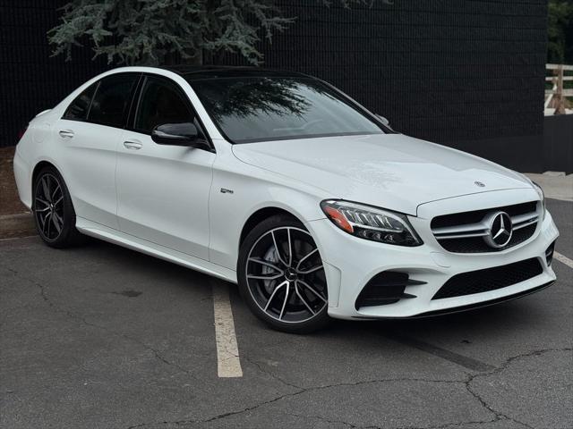 used 2019 Mercedes-Benz AMG C 43 car, priced at $31,985