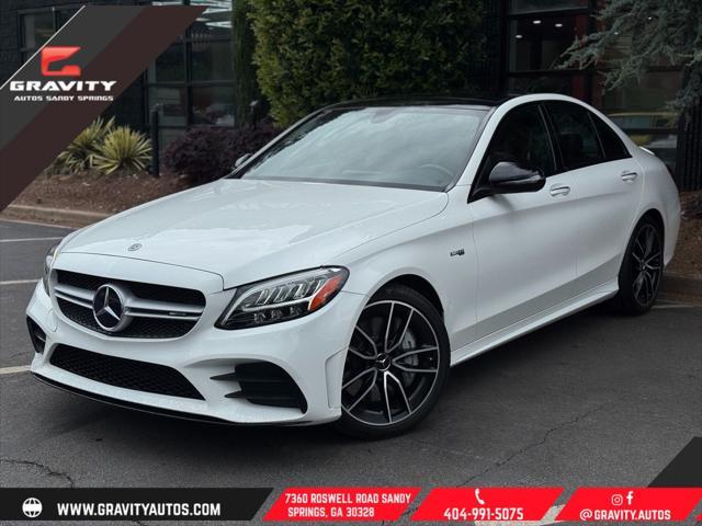 used 2019 Mercedes-Benz AMG C 43 car, priced at $31,985