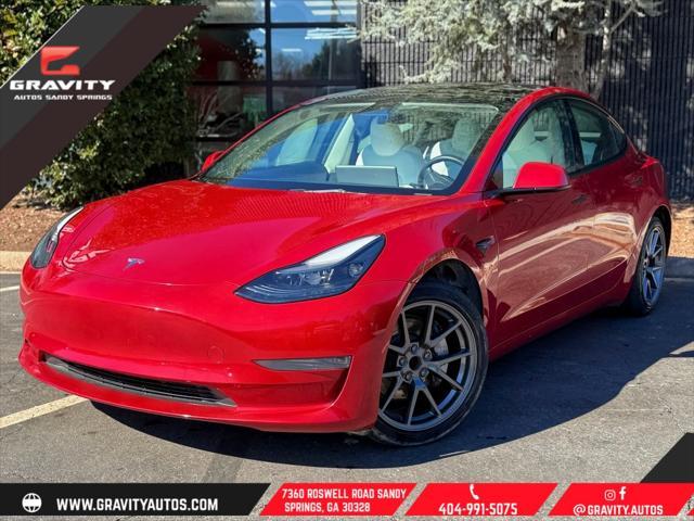 used 2023 Tesla Model 3 car, priced at $25,985