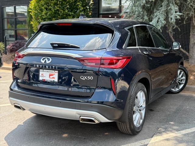 used 2022 INFINITI QX50 car, priced at $26,985