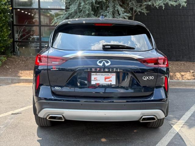 used 2022 INFINITI QX50 car, priced at $26,985