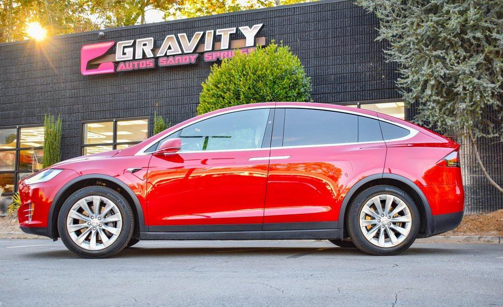 used 2017 Tesla Model X car, priced at $27,895
