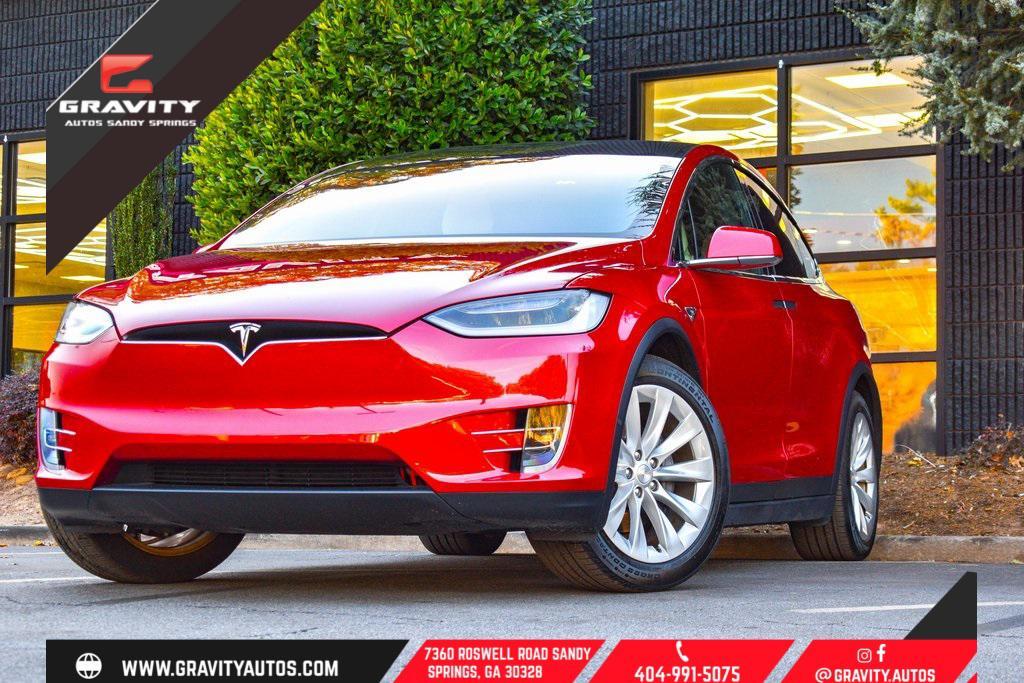 used 2017 Tesla Model X car, priced at $27,895