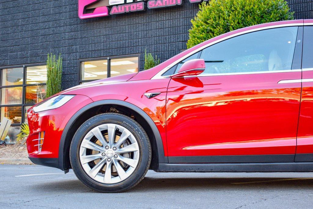 used 2017 Tesla Model X car, priced at $27,895