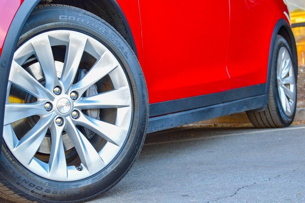 used 2017 Tesla Model X car, priced at $27,895