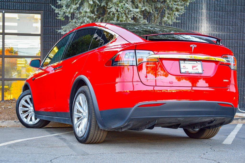 used 2017 Tesla Model X car, priced at $27,895