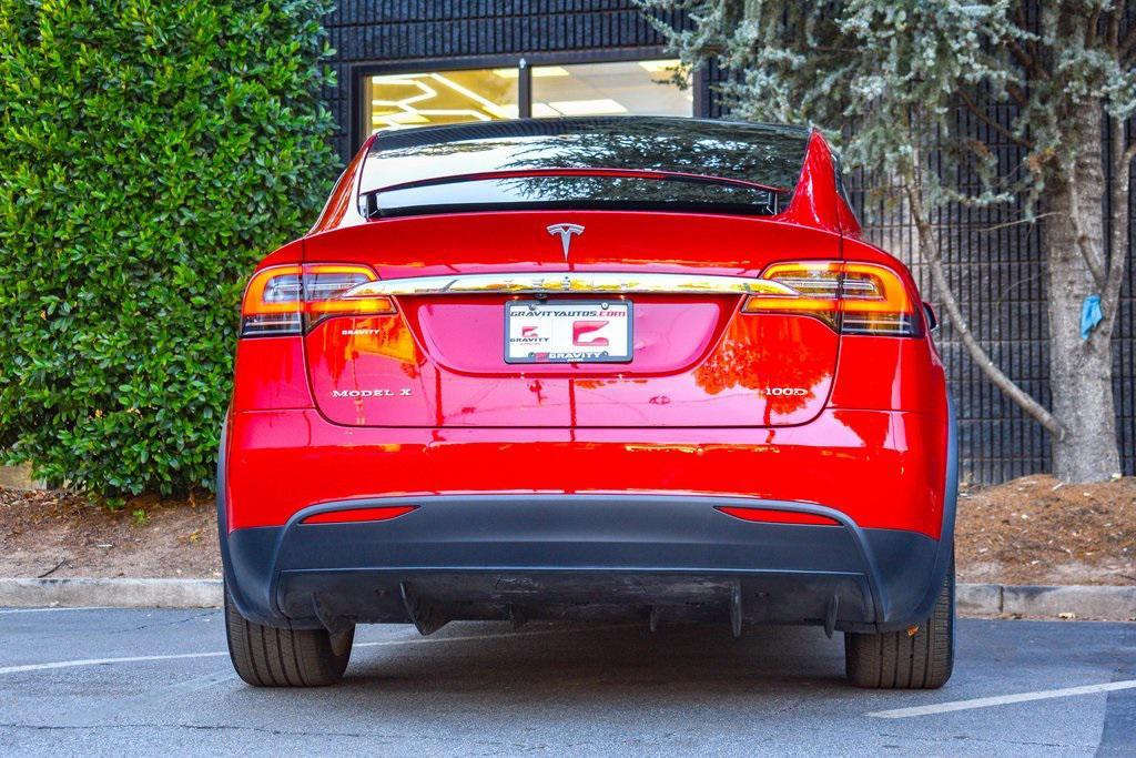 used 2017 Tesla Model X car, priced at $27,895