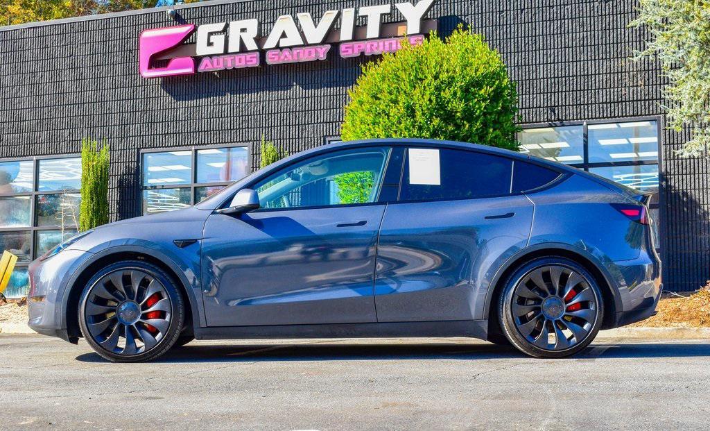 used 2022 Tesla Model Y car, priced at $27,895