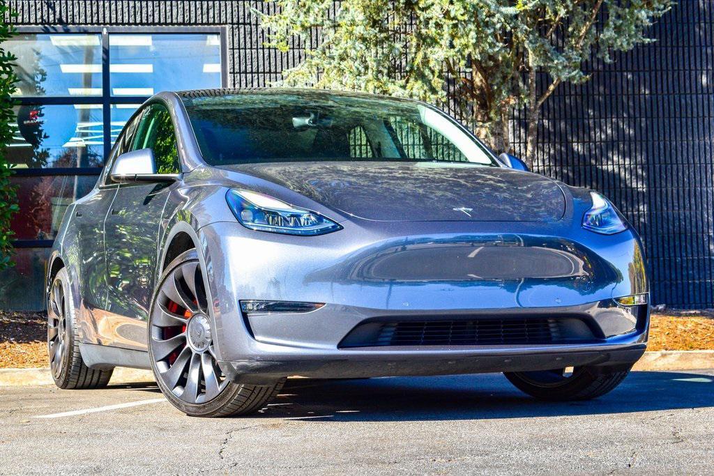 used 2022 Tesla Model Y car, priced at $27,895
