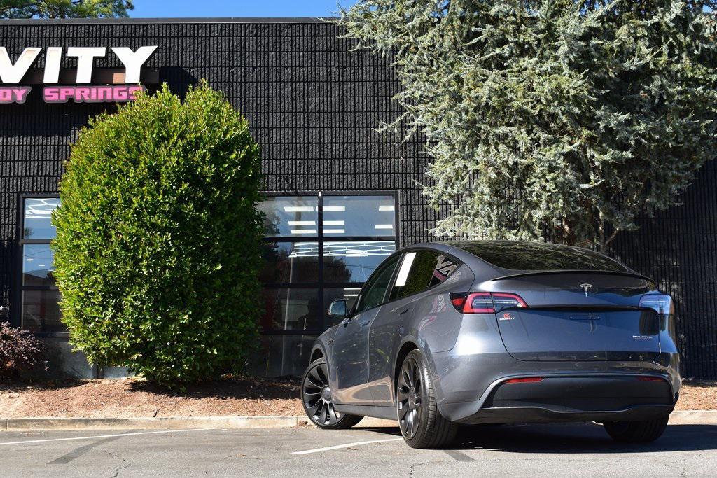 used 2022 Tesla Model Y car, priced at $27,895