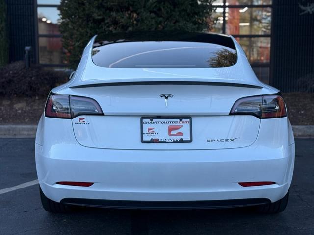 used 2023 Tesla Model 3 car, priced at $27,895