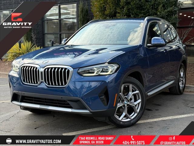 used 2022 BMW X3 car, priced at $29,695