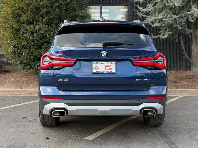 used 2022 BMW X3 car, priced at $29,695