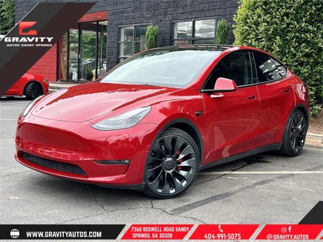 used 2023 Tesla Model Y car, priced at $32,419