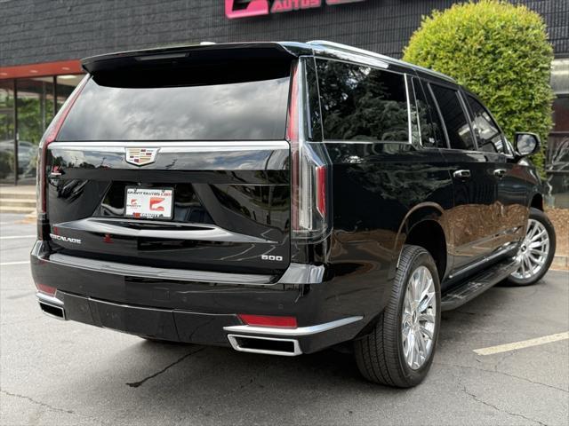 used 2021 Cadillac Escalade ESV car, priced at $62,985