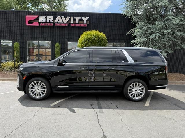 used 2021 Cadillac Escalade ESV car, priced at $62,985