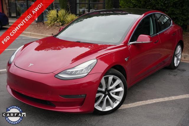 used 2018 Tesla Model 3 car, priced at $23,895