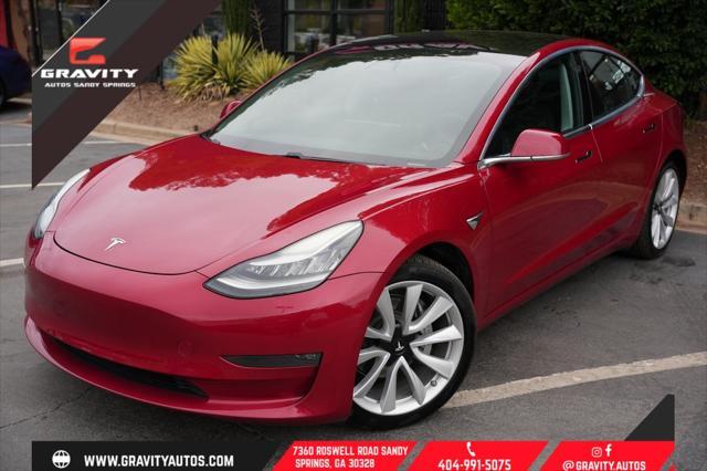 used 2018 Tesla Model 3 car, priced at $23,895