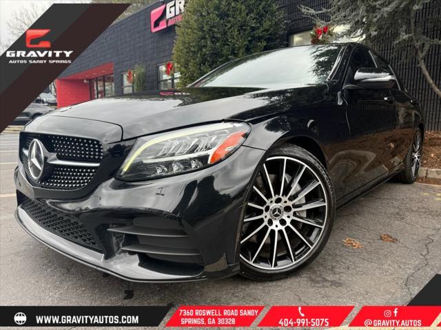 used 2019 Mercedes-Benz C-Class car, priced at $19,895