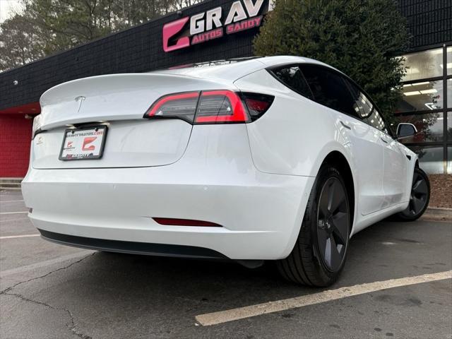 used 2021 Tesla Model 3 car, priced at $25,395