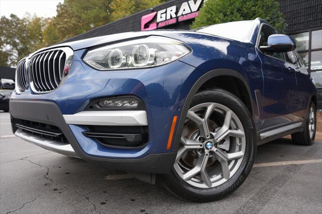 used 2021 BMW X3 car, priced at $25,395