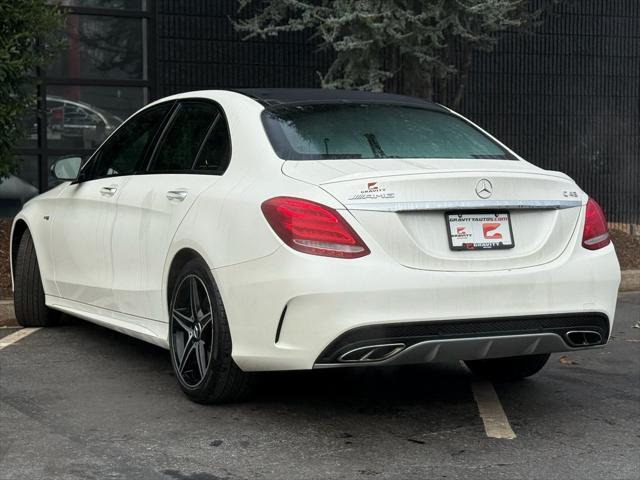 used 2018 Mercedes-Benz AMG C 43 car, priced at $28,895