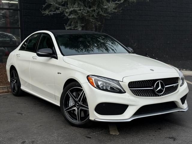 used 2018 Mercedes-Benz AMG C 43 car, priced at $28,895