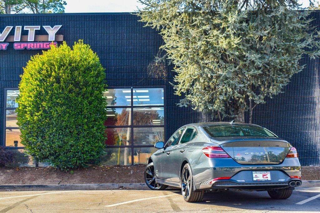 used 2023 Genesis G70 car, priced at $28,895
