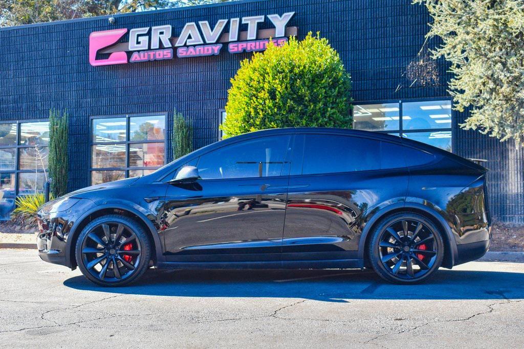 used 2020 Tesla Model X car, priced at $38,895