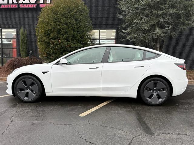 used 2023 Tesla Model 3 car, priced at $25,895