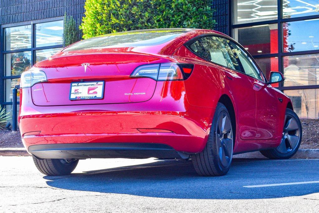 used 2021 Tesla Model 3 car, priced at $27,895