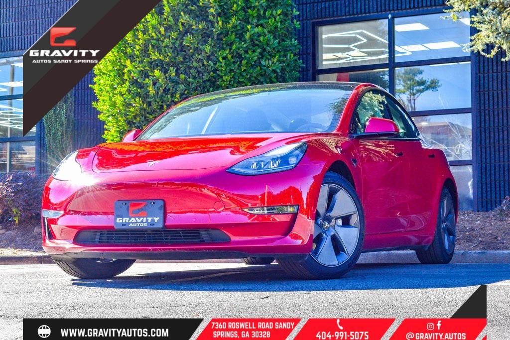 used 2021 Tesla Model 3 car, priced at $27,895