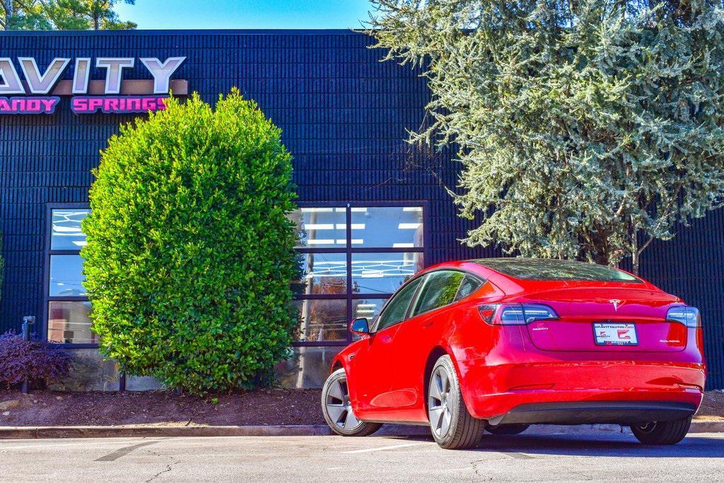 used 2021 Tesla Model 3 car, priced at $27,895