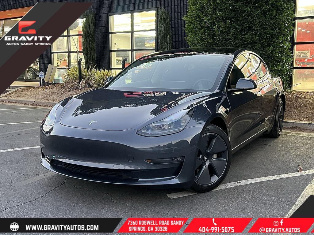 used 2022 Tesla Model 3 car, priced at $26,895