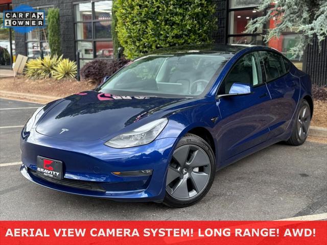 used 2022 Tesla Model 3 car, priced at $28,495