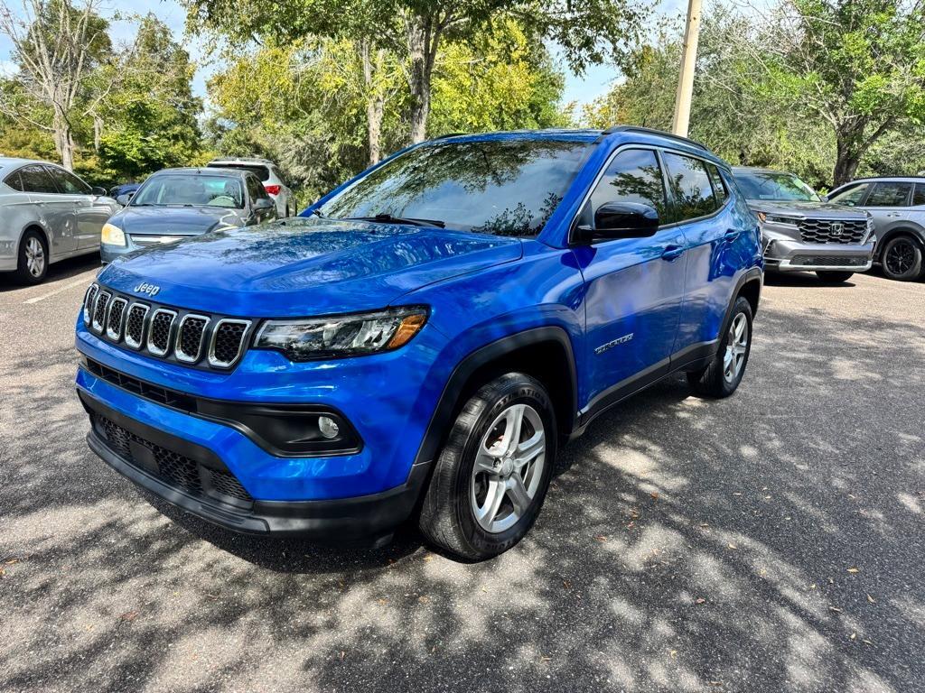 used 2024 Jeep Compass car, priced at $21,018