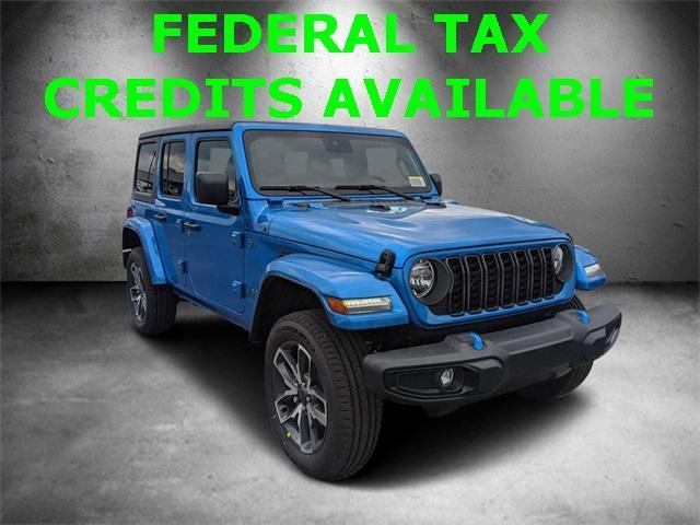 new 2024 Jeep Wrangler 4xe car, priced at $47,100