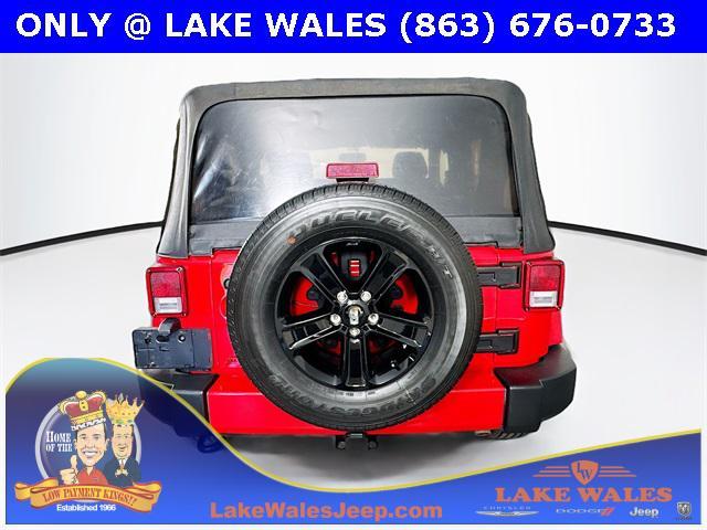 used 2016 Jeep Wrangler car, priced at $17,350