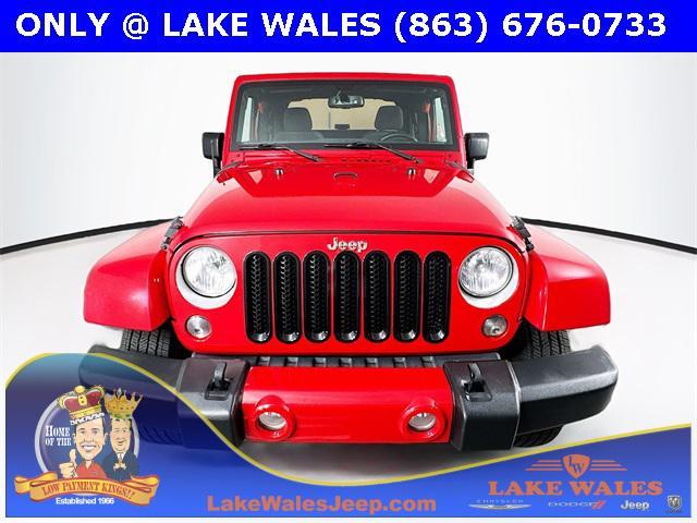 used 2016 Jeep Wrangler car, priced at $17,350