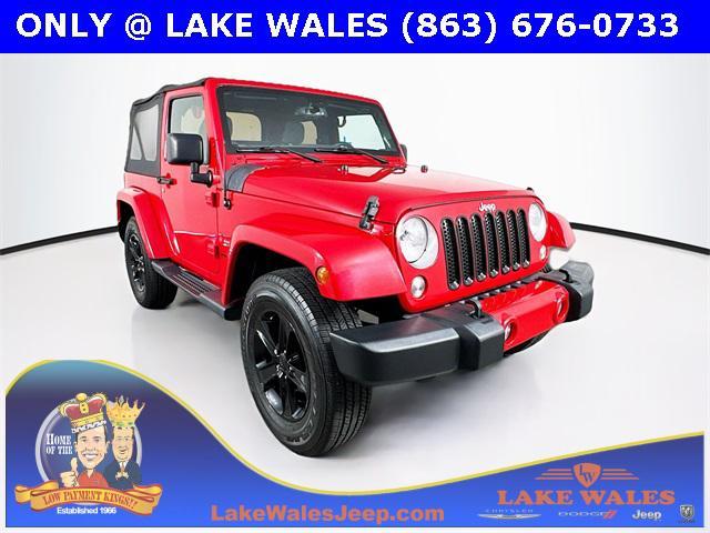 used 2016 Jeep Wrangler car, priced at $17,350