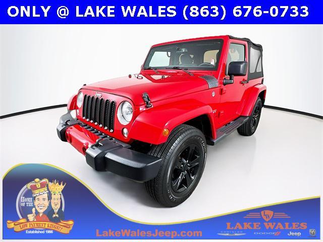 used 2016 Jeep Wrangler car, priced at $17,350