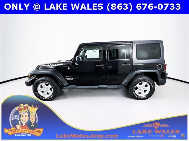 used 2015 Jeep Wrangler Unlimited car, priced at $16,091