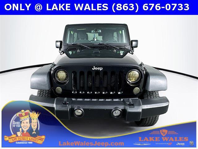 used 2015 Jeep Wrangler Unlimited car, priced at $16,091