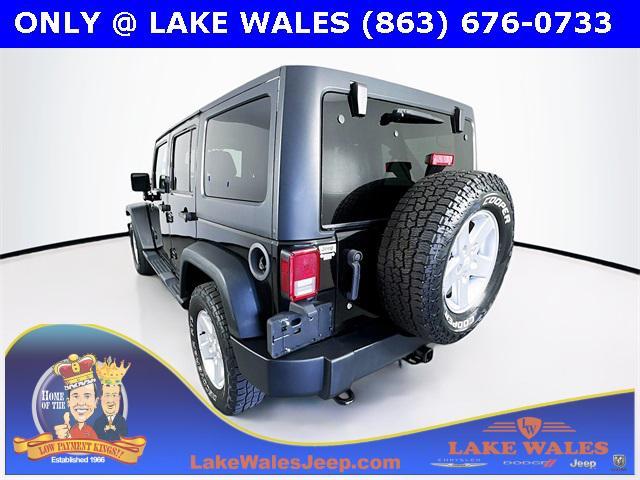 used 2015 Jeep Wrangler Unlimited car, priced at $16,091