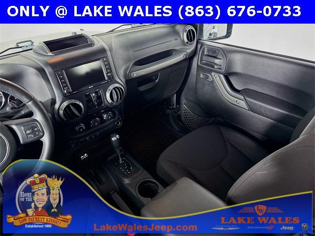 used 2015 Jeep Wrangler Unlimited car, priced at $16,091