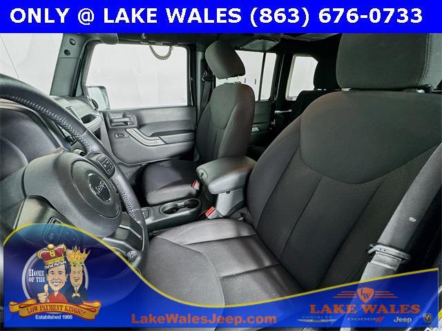 used 2015 Jeep Wrangler Unlimited car, priced at $16,091