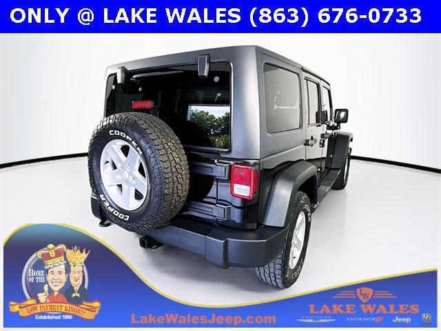 used 2015 Jeep Wrangler Unlimited car, priced at $16,091